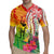 Vanuatu 45th Anniversary Rugby Jersey Polynesian with Sand Drawing Pattern