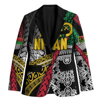 Vanuatu Proud to be Ni-van Personalised Blazer with Mutis En Atan Patterns - Polynesian Pride