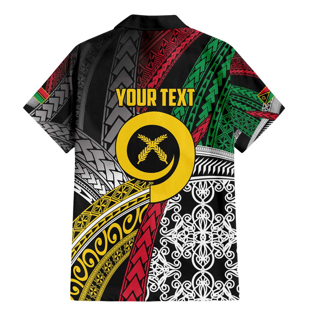 Vanuatu Proud to be Ni-van Personalised Family Matching Mermaid Dress and Hawaiian Shirt with Mutis En Atan Patterns LT9 - Polynesian Pride
