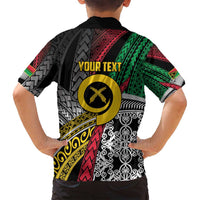 Vanuatu Proud to be Ni-van Personalised Family Matching Off Shoulder Maxi Dress and Hawaiian Shirt with Mutis En Atan Patterns LT9 - Polynesian Pride