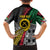 Vanuatu Proud to be Ni-van Personalised Family Matching Off Shoulder Short Dress and Hawaiian Shirt with Mutis En Atan Patterns