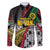 Vanuatu Proud to be Ni-van Personalised Family Matching Off Shoulder Short Dress and Hawaiian Shirt with Mutis En Atan Patterns