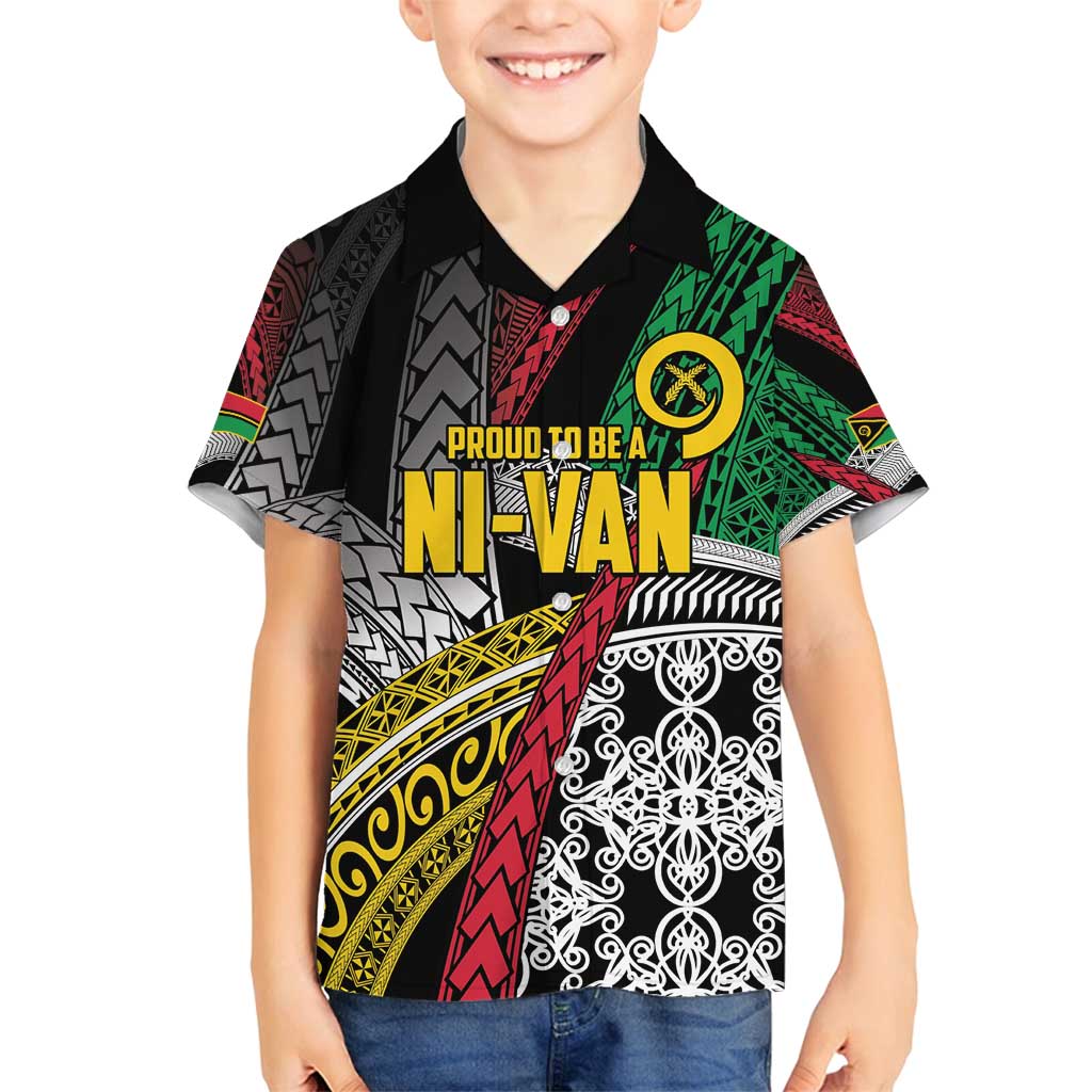 Vanuatu Proud to be Ni-van Personalised Family Matching Puletasi and Hawaiian Shirt with Mutis En Atan Patterns