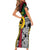 Vanuatu Proud to be Ni-van Personalised Family Matching Short Sleeve Bodycon Dress and Hawaiian Shirt with Mutis En Atan Patterns