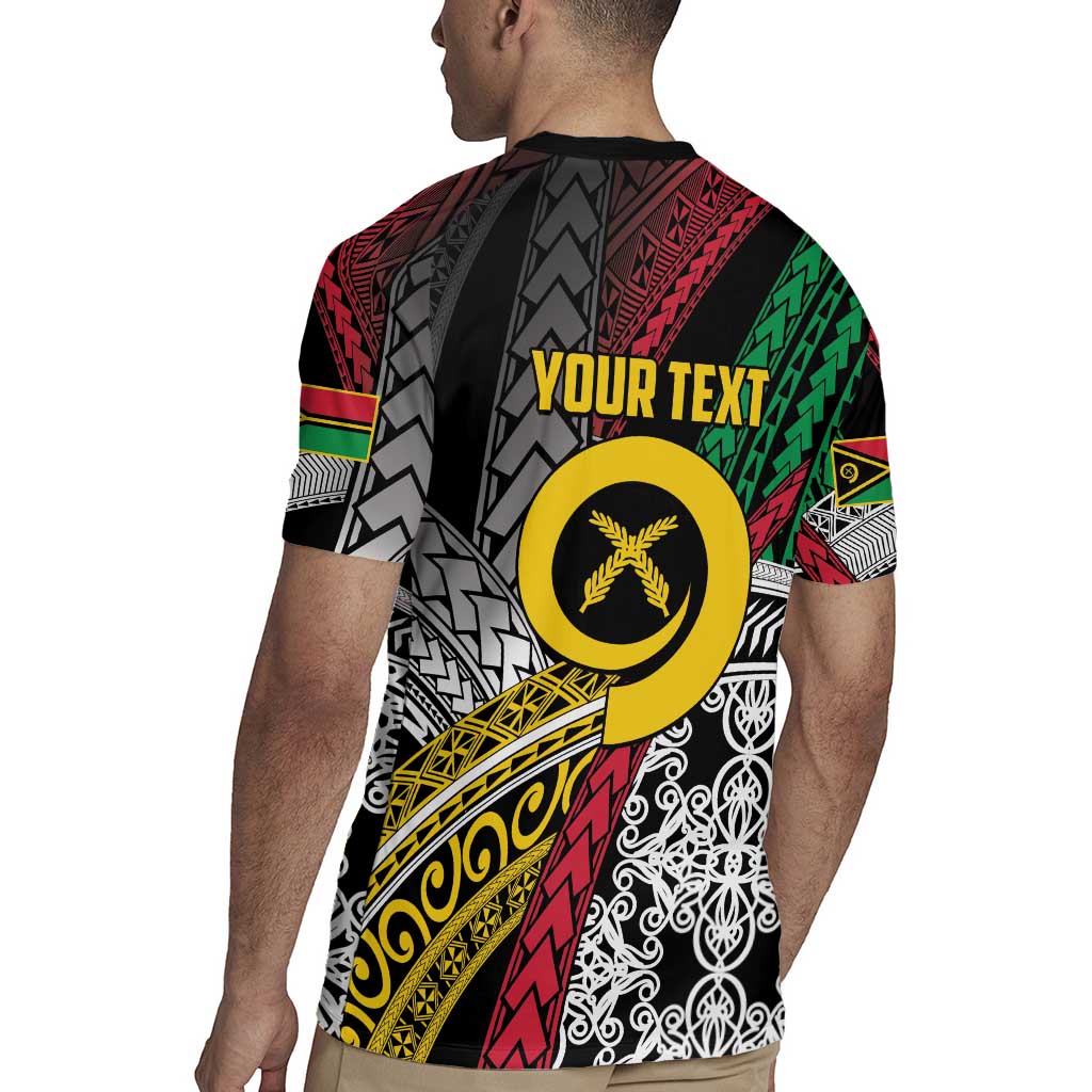Vanuatu Proud to be Ni-van Personalised Rugby Jersey with Mutis En Atan Patterns