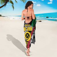 Vanuatu Proud to be Ni-van Personalised Sarong with Mutis En Atan Patterns