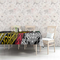 Vanuatu Proud to be Ni-van Personalised Tablecloth with Mutis En Atan Patterns