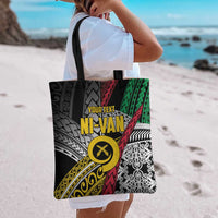 Vanuatu Proud to be Ni-van Personalised Tote Bag with Mutis En Atan Patterns - Polynesian Pride