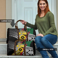 Vanuatu Proud to be Ni-van Personalised Travel Bag with Mutis En Atan Patterns - Polynesian Pride