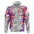 2023 Philippines Anzkals Football Hoodie Pilipinas Be Unique LT9 Zip Hoodie White - Polynesian Pride