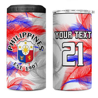 Custom Philippines Anzkals Football 4 in 1 Can Cooler Tumbler Pilipinas Be Unique