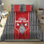 Custom Tonga Rugby Bedding Set Mate Maa Kupesi Style