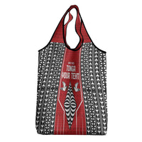 Custom Tonga Rugby Grocery Bag Mate Maa Kupesi Style