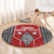 Custom Tonga Rugby Round Carpet Mate Maa Kupesi Style