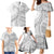 American Samoa White Sunday Family Matching Mermaid Dress and Hawaiian Shirt Polynesian Lotu Tamaiti - Polynesian Pride