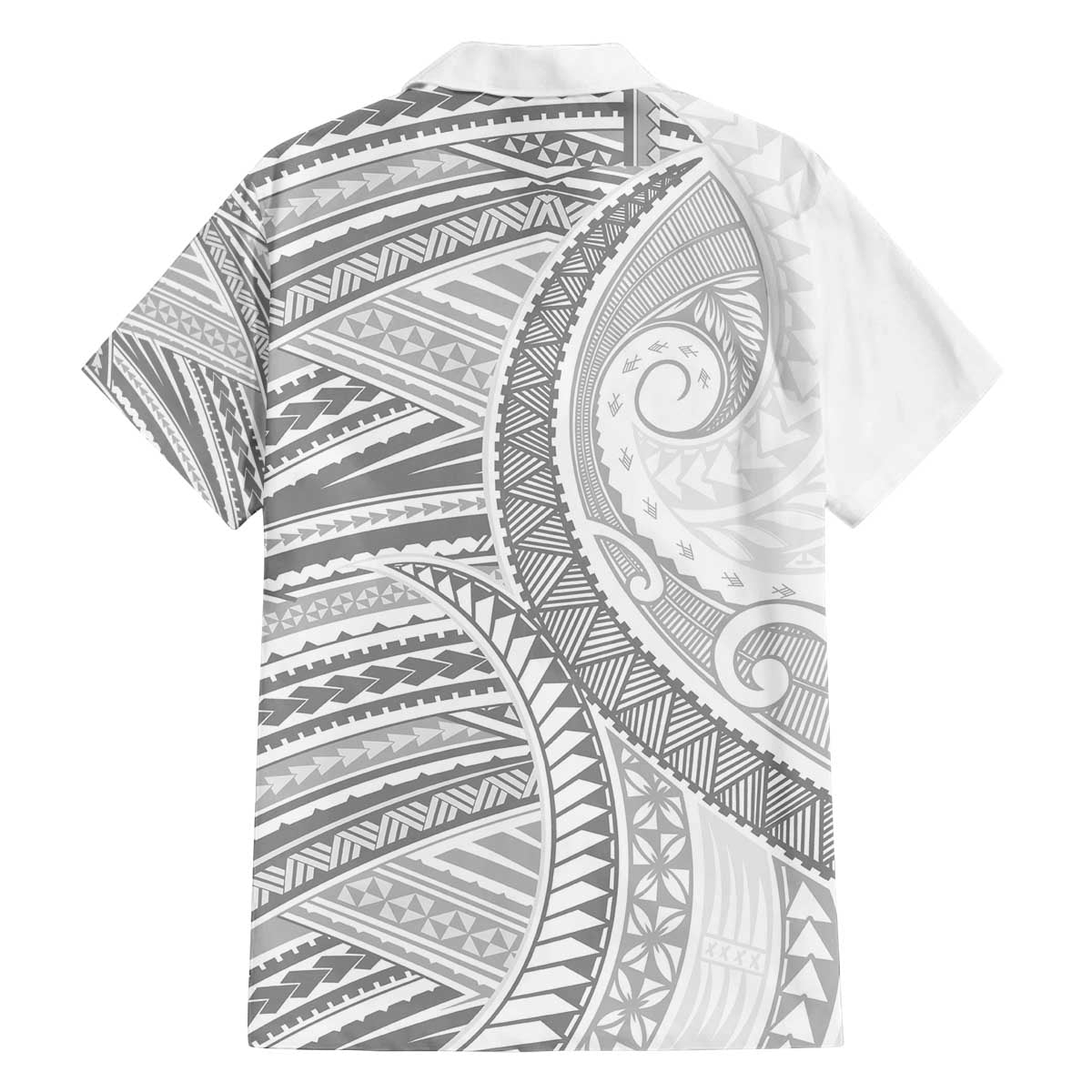 American Samoa White Sunday Family Matching Off The Shoulder Long Sleeve Dress and Hawaiian Shirt Polynesian Lotu Tamaiti - Polynesian Pride