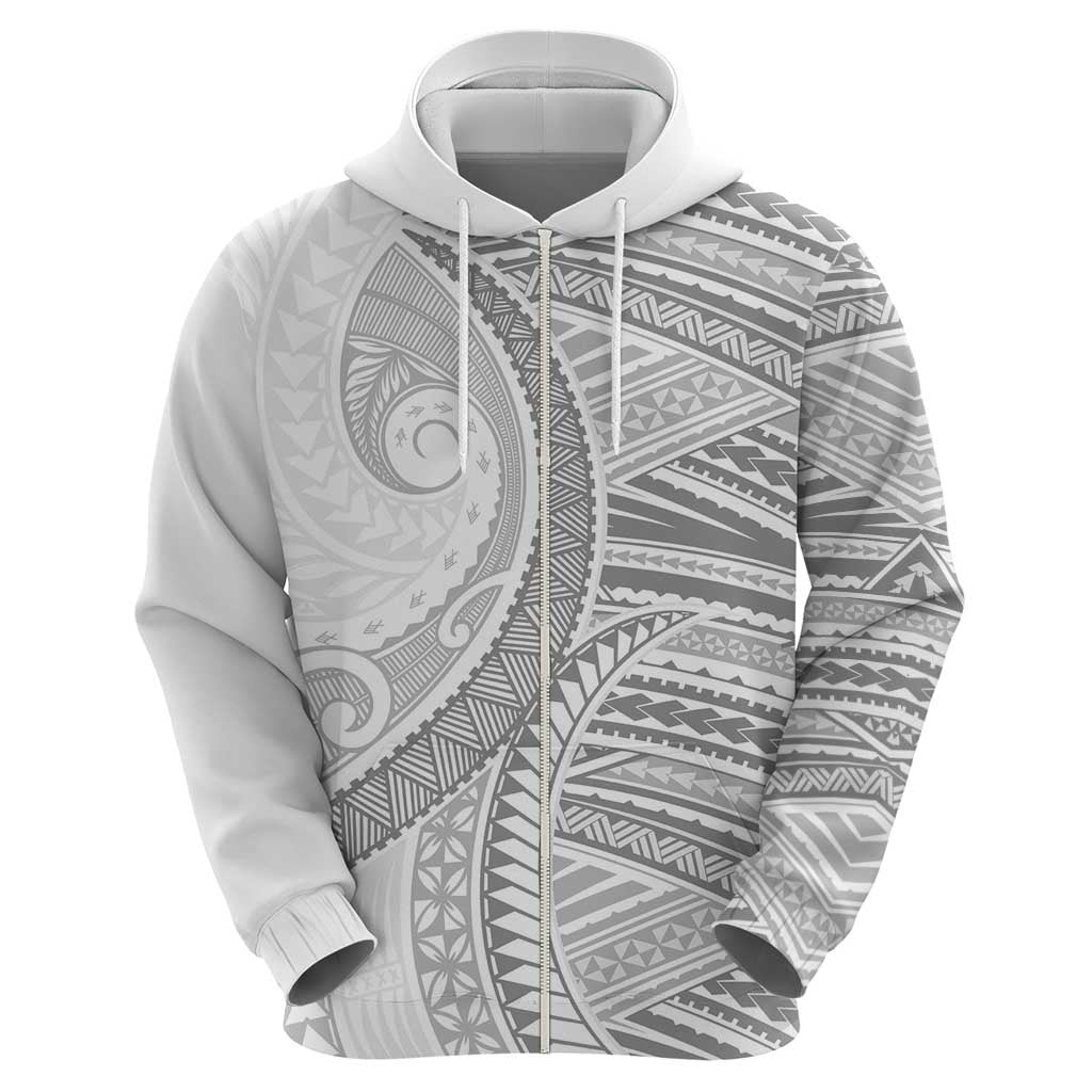 American Samoa White Sunday Hoodie Polynesian Lotu Tamaiti - Polynesian Pride