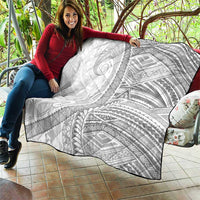 American Samoa White Sunday Quilt Polynesian Lotu Tamaiti - Polynesian Pride