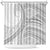 American Samoa White Sunday Shower Curtain Polynesian Lotu Tamaiti - Polynesian Pride