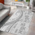 Niue White Sunday Area Rug Niuean Lotu Tamaiti Hiapo Pattern - Polynesian Pride