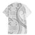 Niue White Sunday Family Matching Mermaid Dress and Hawaiian Shirt Niuean Lotu Tamaiti Hiapo Pattern - Polynesian Pride