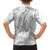 Niue White Sunday Family Matching Puletasi and Hawaiian Shirt Niuean Lotu Tamaiti Hiapo Pattern - Polynesian Pride