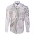 Niue White Sunday Family Matching Puletasi and Hawaiian Shirt Niuean Lotu Tamaiti Hiapo Pattern - Polynesian Pride