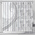 Niue White Sunday Shower Curtain Niuean Lotu Tamaiti Hiapo Pattern - Polynesian Pride