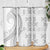 Niue White Sunday Skinny Tumbler Niuean Lotu Tamaiti Hiapo Pattern - Polynesian Pride