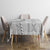 Niue White Sunday Tablecloth Niuean Lotu Tamaiti Hiapo Pattern - Polynesian Pride