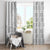 Niue White Sunday Window Curtain Niuean Lotu Tamaiti Hiapo Pattern - Polynesian Pride