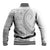 Polynesian White Sunday Baseball Jacket Lotu Tamaiti Melanesian Pattern - Polynesian Pride