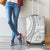 Polynesian White Sunday Luggage Cover Lotu Tamaiti Melanesian Pattern - Polynesian Pride