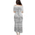 Polynesian White Sunday Puletasi Lotu Tamaiti Melanesian Pattern - Polynesian Pride