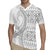 Polynesian White Sunday Rugby Jersey Lotu Tamaiti Melanesian Pattern - Polynesian Pride