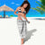 Polynesian White Sunday Sarong Lotu Tamaiti Melanesian Pattern - Polynesian Pride