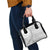 Polynesian White Sunday Shoulder Handbag Lotu Tamaiti Melanesian Pattern - Polynesian Pride