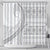 Polynesian White Sunday Shower Curtain Lotu Tamaiti Melanesian Pattern - Polynesian Pride