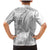 Samoa Siapo White Sunday Family Matching Mermaid Dress and Hawaiian Shirt Lotu Tamaiti Polynesian White Pattern - Polynesian Pride