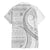 Tokelau White Sunday Family Matching Long Sleeve Bodycon Dress and Hawaiian Shirt Lotu Tamaiti Ngatu Tokelau Feletoa Manulua - Polynesian Pride