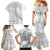 Tokelau White Sunday Family Matching Mermaid Dress and Hawaiian Shirt Lotu Tamaiti Ngatu Tokelau Feletoa Manulua - Polynesian Pride