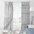 Tokelau White Sunday Window Curtain Lotu Tamaiti Ngatu Tokelau Feletoa Manulua - Polynesian Pride