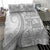 Tonga White Sunday Bedding Set Lotu Tamaiti Ngatu Tribal - Polynesian Pride