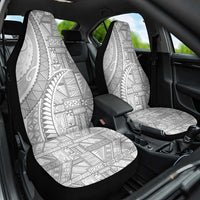 Tonga White Sunday Car Seat Cover Lotu Tamaiti Ngatu Tribal - Polynesian Pride