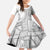 Tonga White Sunday Family Matching Short Sleeve Bodycon Dress and Hawaiian Shirt Lotu Tamaiti Ngatu Tribal - Polynesian Pride