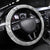 Tonga White Sunday Steering Wheel Cover Lotu Tamaiti Ngatu Tribal - Polynesian Pride