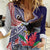 American Samoa Bald Eagle Personalized Women Casual Shirt Polynesian Teuila Flowers - Polynesian Pride