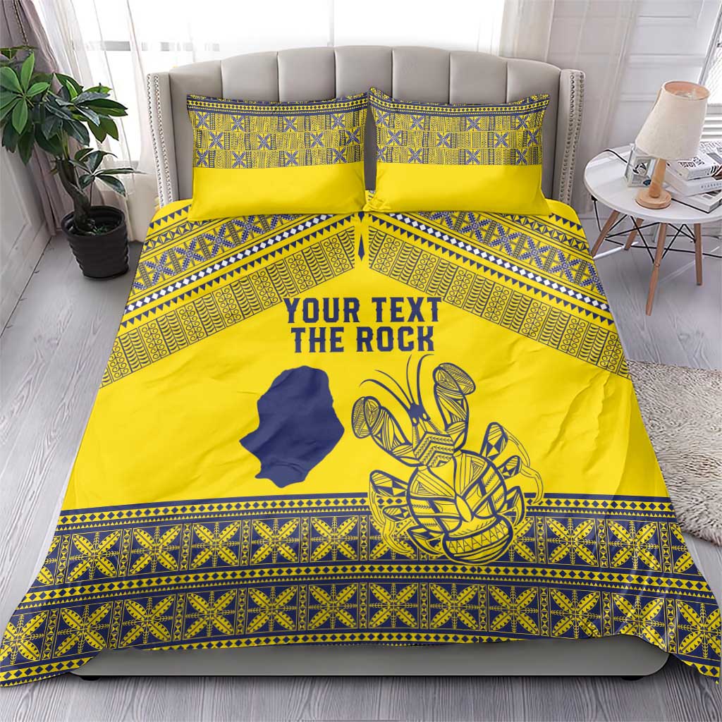 Niue Crab Personalised Bedding Set Niuean Hiapo Pattern - Polynesian Pride