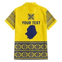 Niue Crab Personalised Family Matching Long Sleeve Bodycon Dress and Hawaiian Shirt Niuean Hiapo Pattern - Polynesian Pride