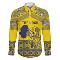 Niue Crab Personalised Family Matching Long Sleeve Bodycon Dress and Hawaiian Shirt Niuean Hiapo Pattern - Polynesian Pride